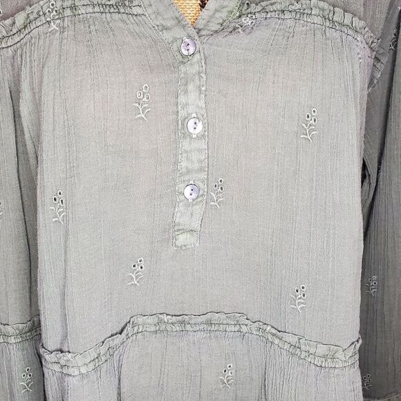Sundance Willa Tunic Tiered Bohemian Top Size Small P - Picture 5 of 13